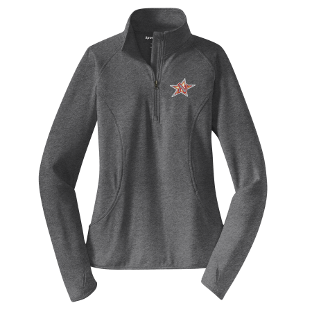 Northern Stars Hockey- Sport-Tek Ladies Sport-Wick Stretch LST850 1/2-Zip Pullover with embroidered left chest logo