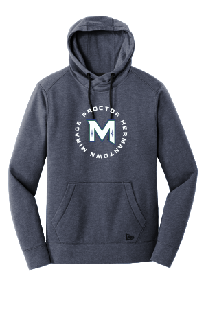 Mirage Hockey- Men's New Era NEA510 Tri-Blend Fleece Pullover Hoodie with cut twill and embroidered logo
