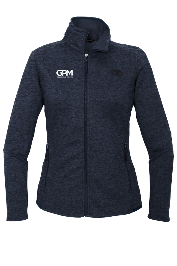 GPM The North Face ® Ladies Skyline Full-Zip Fleece Jacket with one color embroidered logo