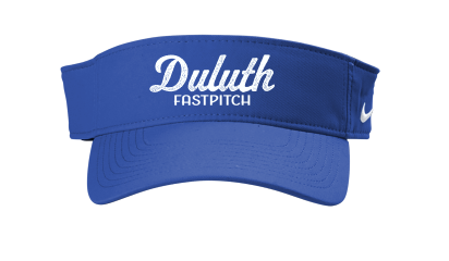 Duluth Fastpitch - NKDC4217 Nike Dri-FIT Team Visor with heat transfer logo