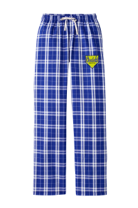 Duluth Fastpitch - DT2800 District ® Women’s Flannel Plaid Pant with full color heat transfer logo