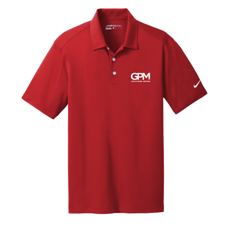 GPM 637167 Nike Dri FIT Vertical Mesh Polo with embroidered left chest Garon Brothers Inc