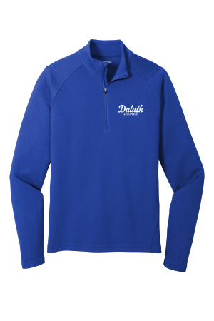 Duluth Fastpitch - Sport-Tek ST273 Lightweight French Terry 1/4-Zip Pullover with embroidered left chest script logo