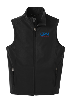 GPM- J325 Port Authority® Core Soft Shell Vest with full color embroidery