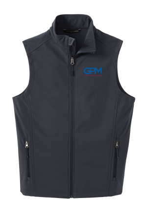 GPM- J325 Port Authority® Core Soft Shell Vest with full color embroidery