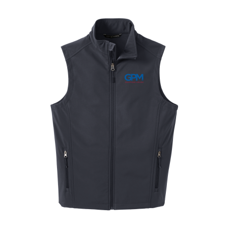 GPM- J325 Port Authority® Core Soft Shell Vest with full color embroidery