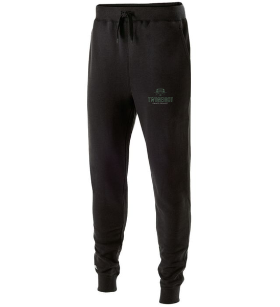 TWONEIGHT Joggers YOUTH 60/40 FLEECE with embroidered logo on the left leg