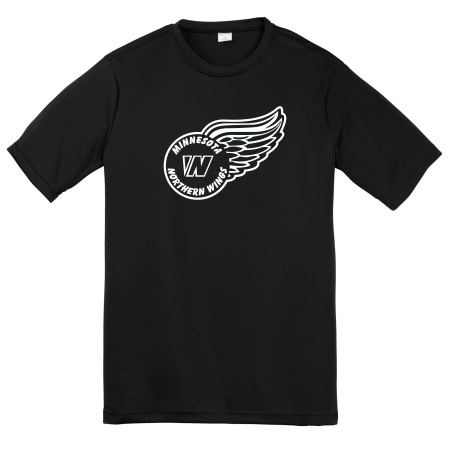 Northern Wings - YOUTH Sport-Tek PosiCharge Competitor Tee with full front white logo