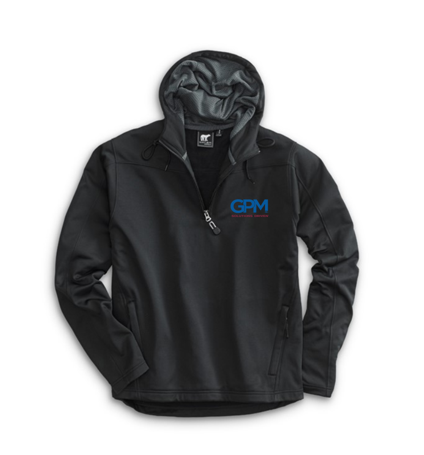 GPM White Bear  PERFORMANCE HOODY 4670 with embroidered GPM or MADE TOUGH Logo